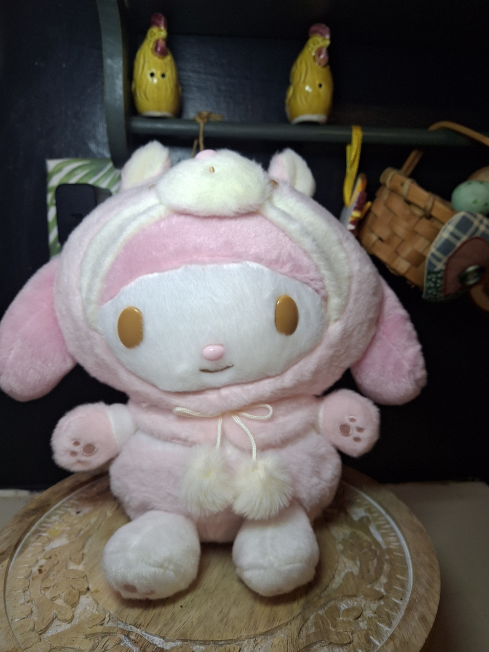 Sanrio Plush Pink and Cream Character Plush with Tag